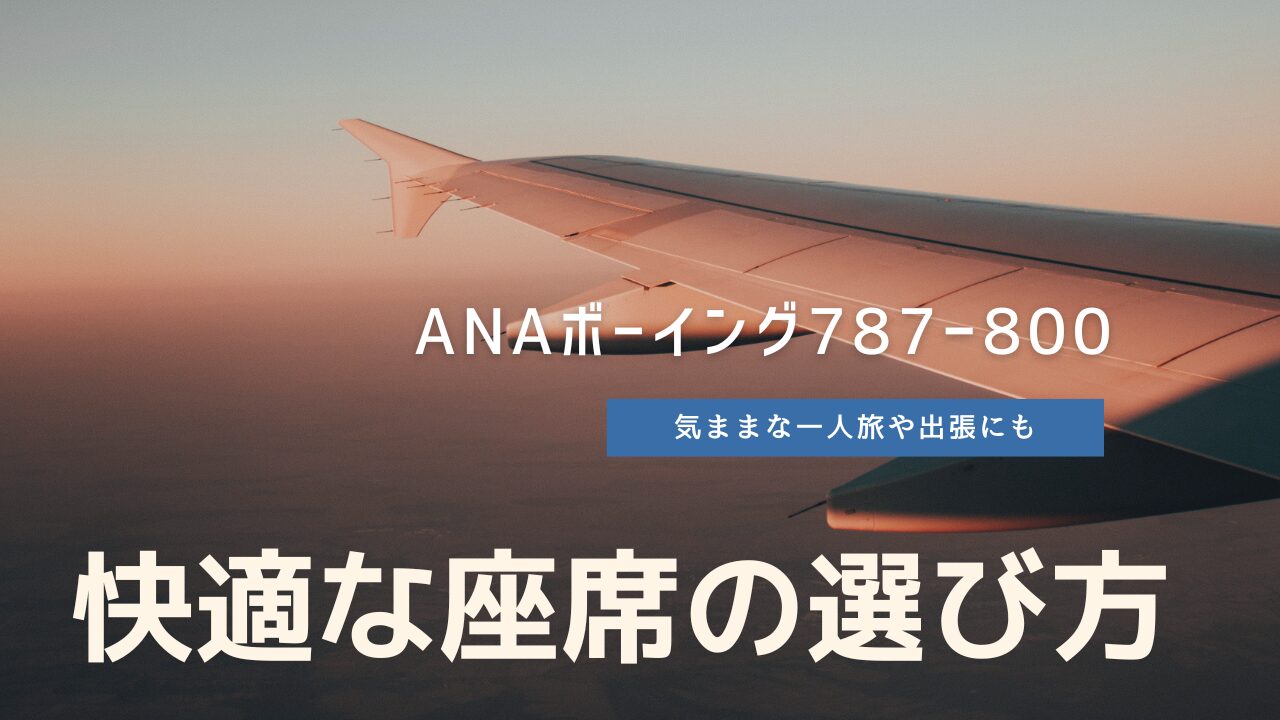 ANA737-800でおすすめの座席