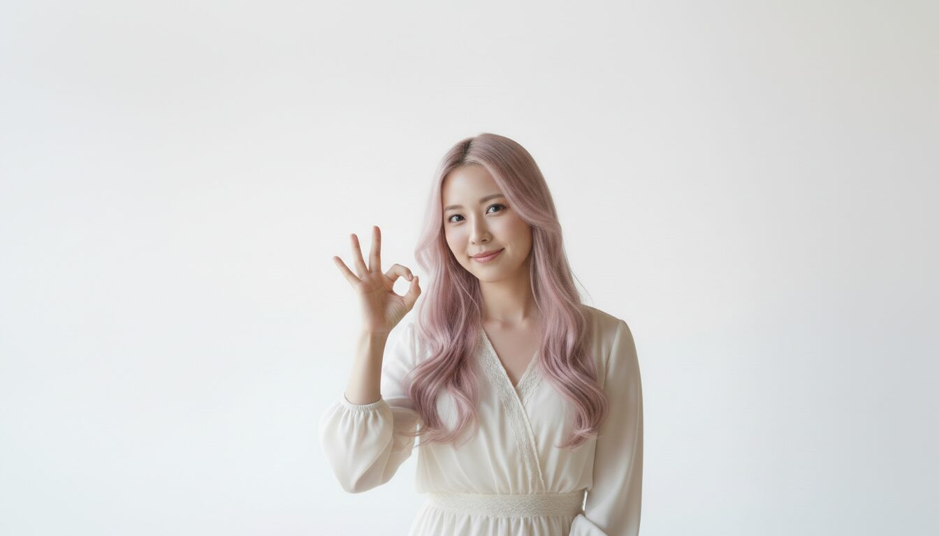 ピンク髪にムラシャン